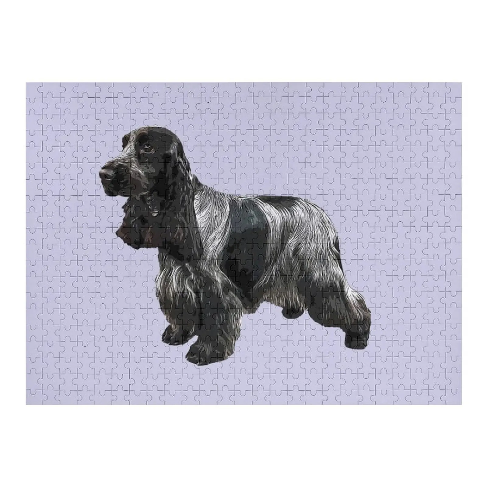 

Cocker Spaniel Blue Roan Jigsaw Puzzle Personalized Gifts Wooden Name Scale Motors Puzzle