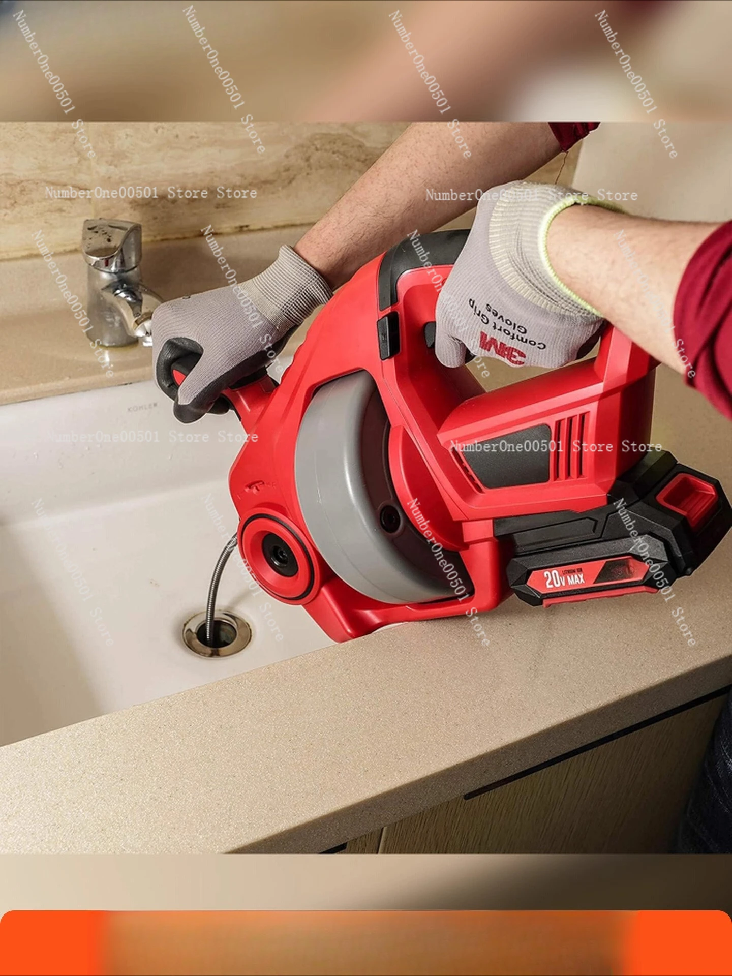 

Portable Electric Drain Snake Machine for Toilet Sink Pipe Blockage Removal