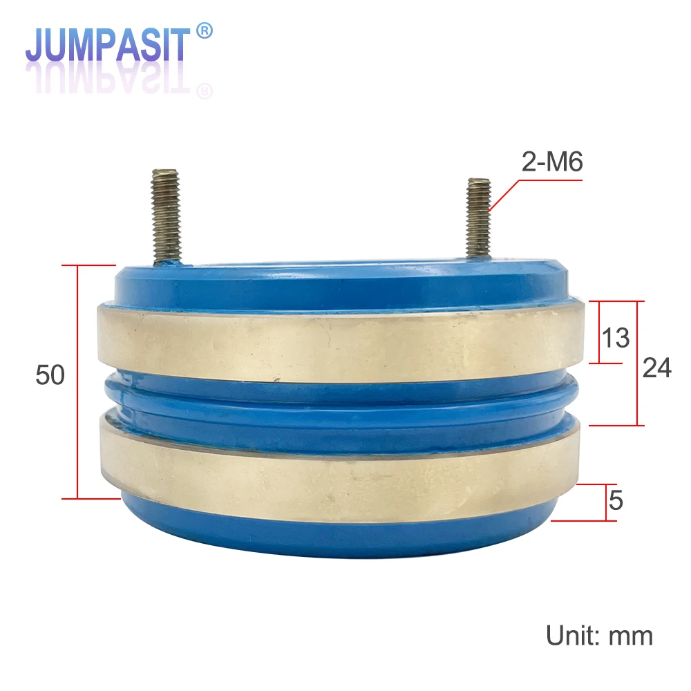100mm OD Collective Slip Rings 2-Ring Traditional Slipring 360° Rotary High Power 13mm Ring Width for Machine Device Jumpasit