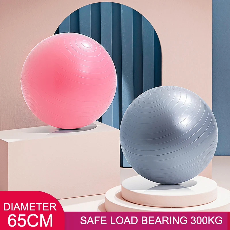 65cm Yoga Balls Explosion-proof Fitness Gym Massage Fitball Sport Exercise Pilates Equipment Balance Ball Gymnastics Equipment