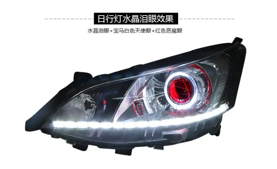 Fit for RHD LHD Video display car Head light For NV200 Headlights 2009~2014year NV200 headlight NV 200 DRL HI LO HID xenon