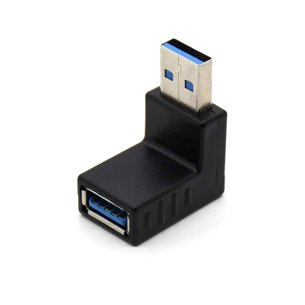 Usb 3.0 Man-vrouw Extension Adapter 90 Graden Hoek