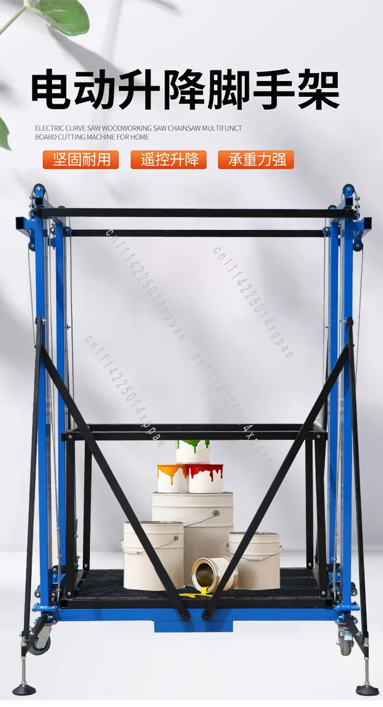 Electric Scaffolding Lift Mobile Platform Indoor and Outdoor Decoration New Foldable Remote Control Automatic Hoist