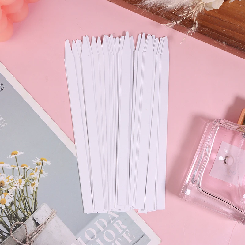 50pcs Tester Strips Fragrance Disposable White Women Smell Paper Paper Strips Test Paper Aromatherapy Perfume Essential Oils