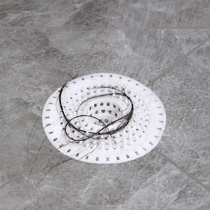 1pc アンチブロッキングシリコンシンクストレーナー、ヘアクリーンアップメッシュトラップ床排水シャワー排水パッド、キッチンバスルームに使用