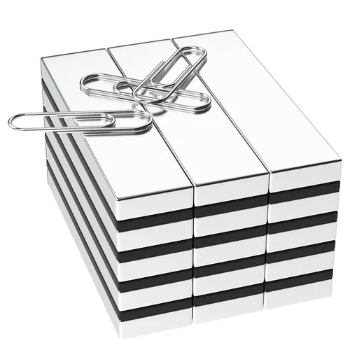 Imagen 2 del producto 60x15x5mm N35 bloque magnético de neodimio súper fuerte NdfeB potentes imanes magnéticos permanentes imanes de refrigerador