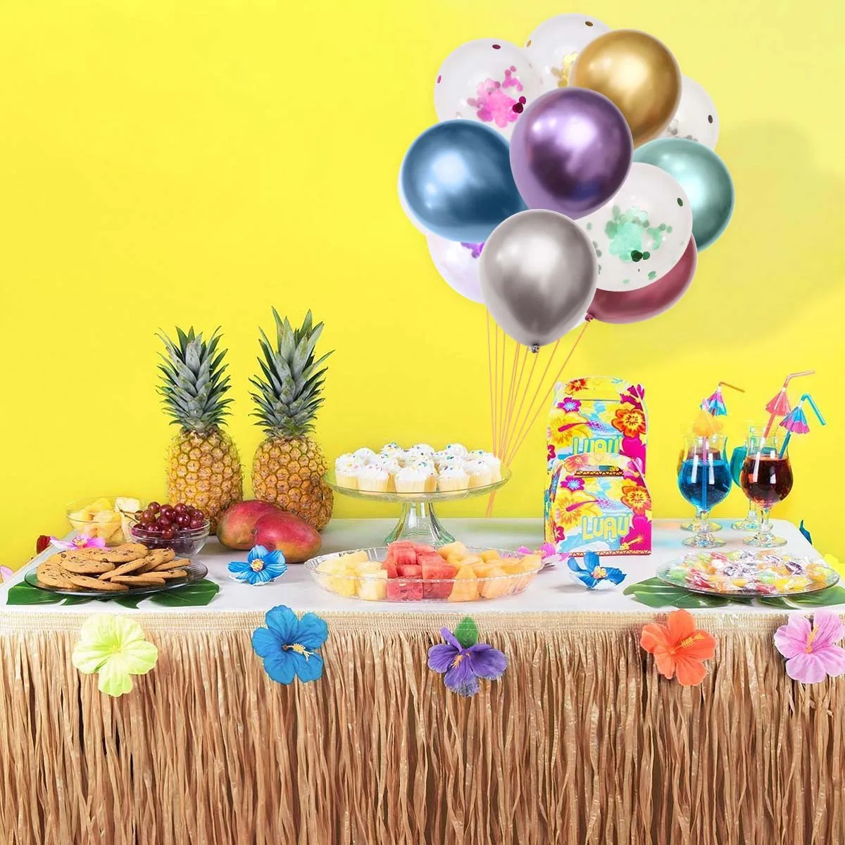 

10Pcs Latex Balloons Beautiful Paper Scrap Design for Birthday Party Decor Festival Celebration Wall Door Window Ceiling