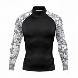 Men's Rash Guard Swim Shirts Summer UPF 50+ UV Sun Protection Quick Dry Beach Fishing Water Shirts T Shirts for Men