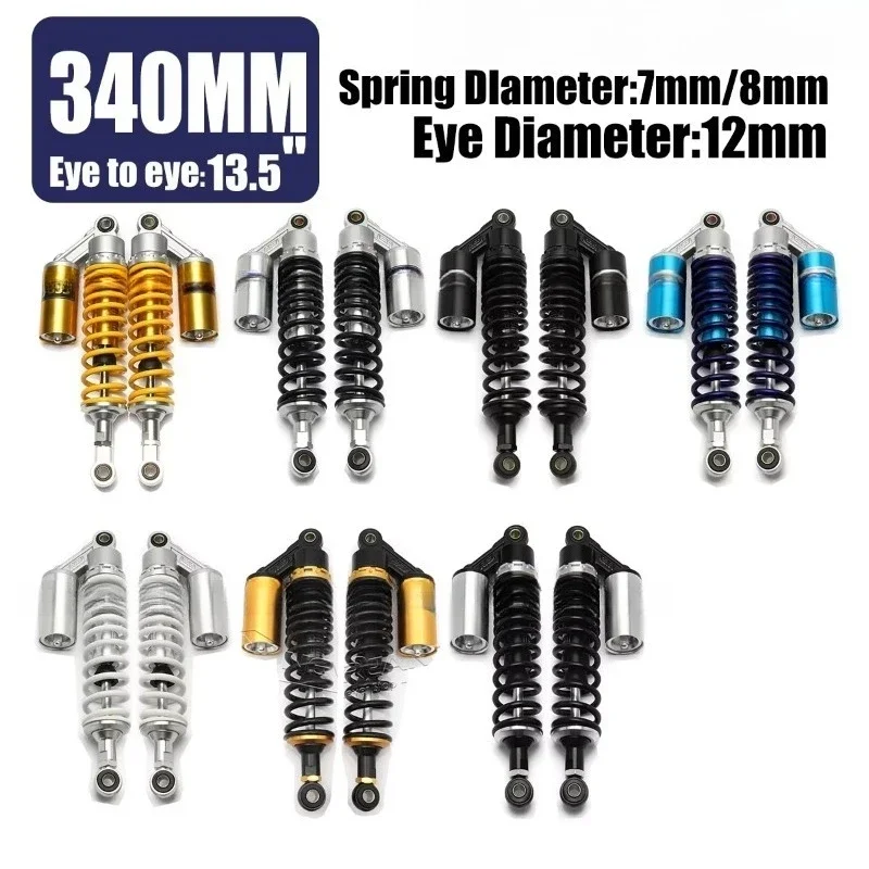 330 340 mm newly modified motorcycle electric vehicle hydraulic shock absorber