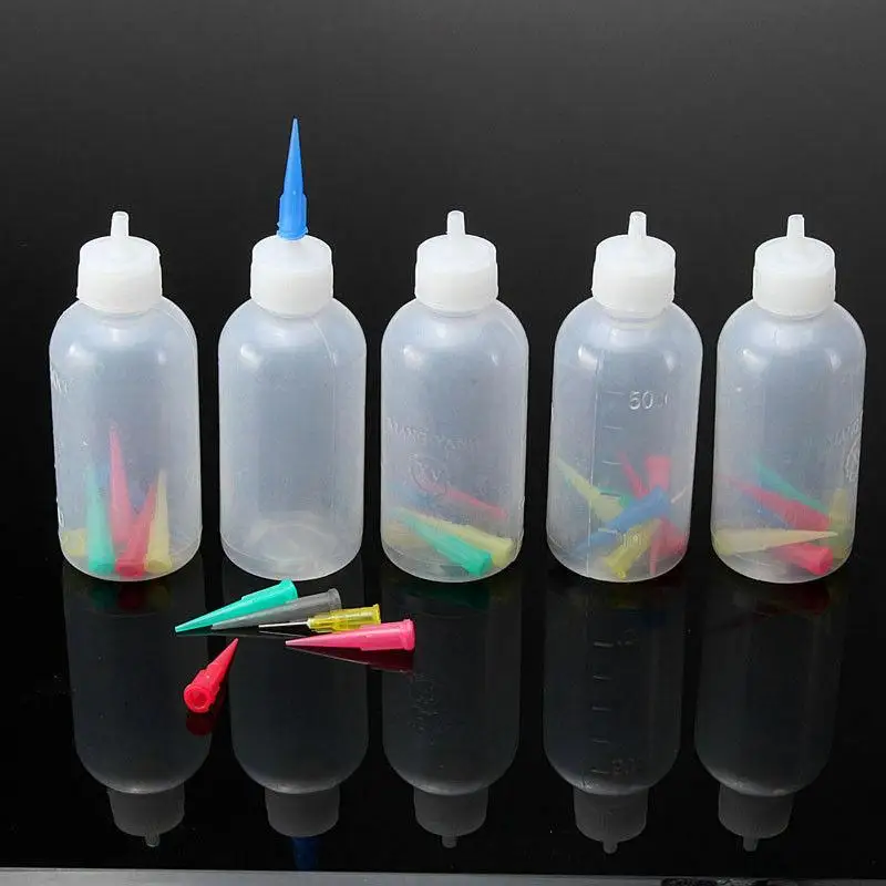 2/5pcs/Set Jam Painting Squeeze Bottles with 35 Nozzles Cake Decor Baking Pastry 50ML Bottle Drawing Tools Jam Pot Cake Tools