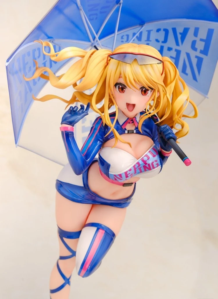 The legendary race car girl 100% Original genuine 33cm PVC Action Figure Anime Figure Model Toys Figure Collection Doll Gift