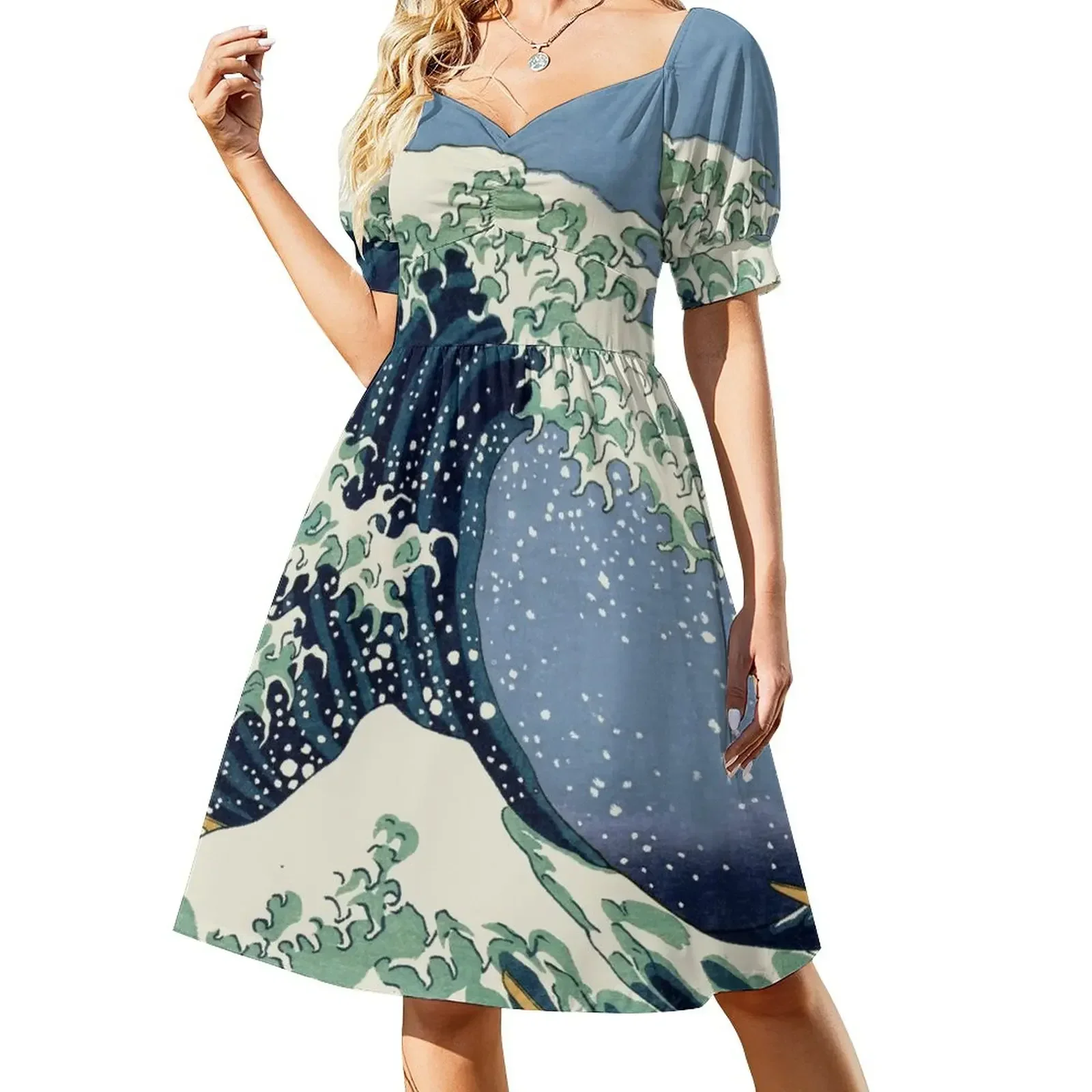 

The Great Wave by Katsushika Hokusai Sleeveless Dress loose women's dress dresses women summer 2025 dress party night