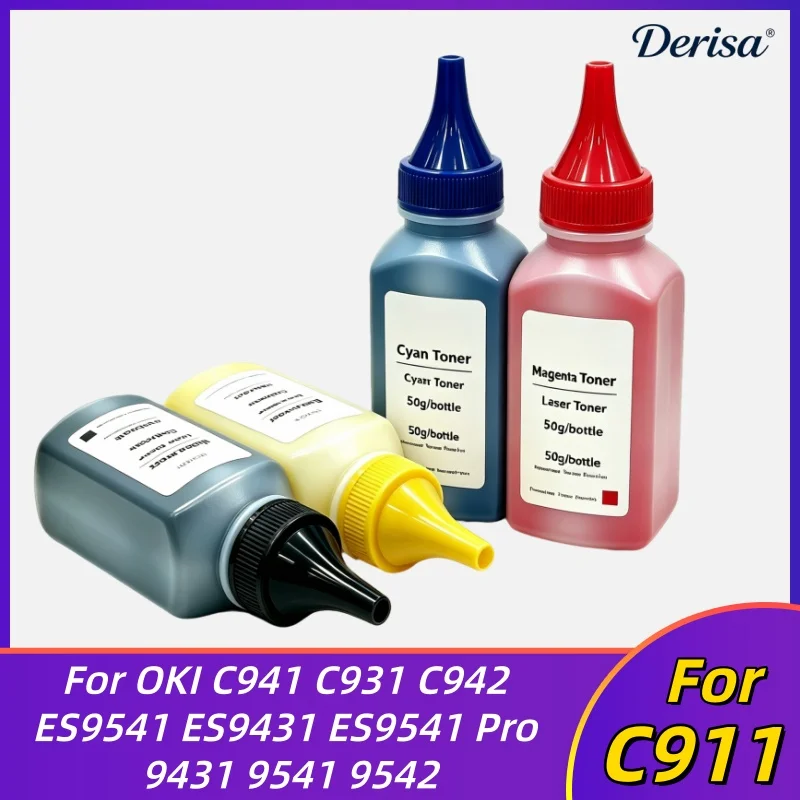 50g/pc Toner Powder For OKI C911 C941 C931 C942 ES9541 ES9431 ES9541 Pro 9431 9541 9542 Color Toner