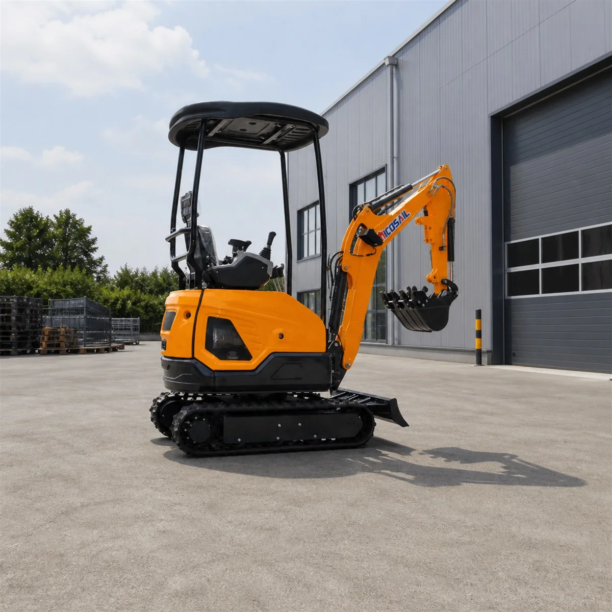 Ready to Ship 1.8T Compact Excavator from Poland EU Warehouse Mini Digger for Garden Projects Trenching Utility and Earthwork view 4