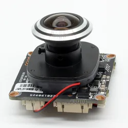 CCTV 48V POE Power module + HD 4mp 5mp 8mp 3mp IP CCTV Camera module Network Security IPC XMEye with 1.7mm fisheye lens
