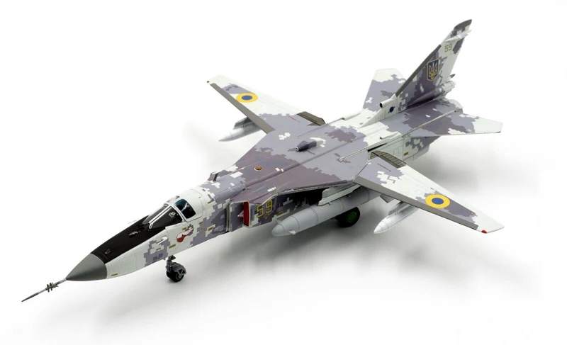 Fine 1/72 CW CA722405 Ukrainian SU24 SU-24MR bomber model  Finished product collection model