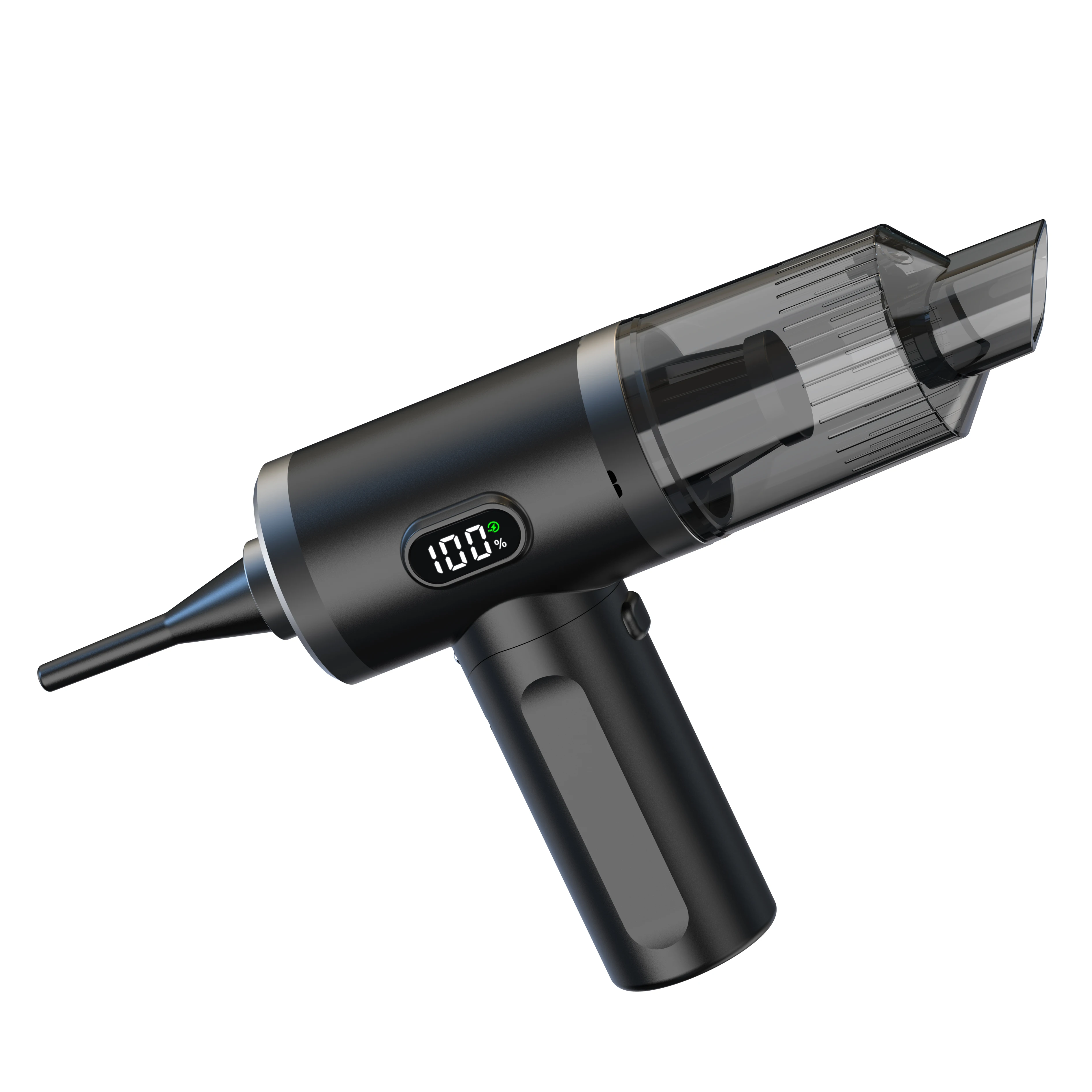 Cordless Vacuum Suction Power 6000Pa Portable Mini Vacuum With Flexible Hose And Pet Brush Portable Vacuum For Car And Office