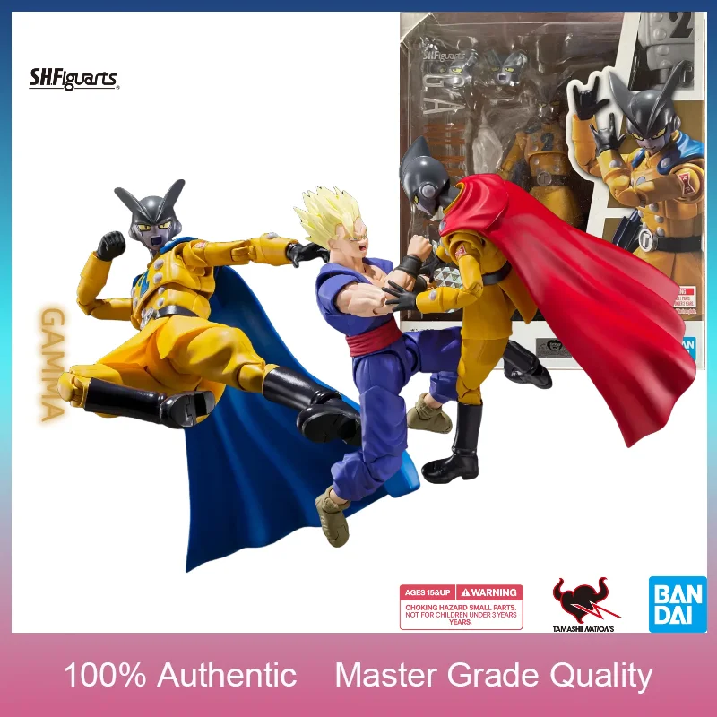 En Stock, Figura de Acción Coleccionable Auténtica Bandai S.H.Figuarts Dragon Ball Super Super Hero Gamma 1 Gamma 2, Escala 1/12
