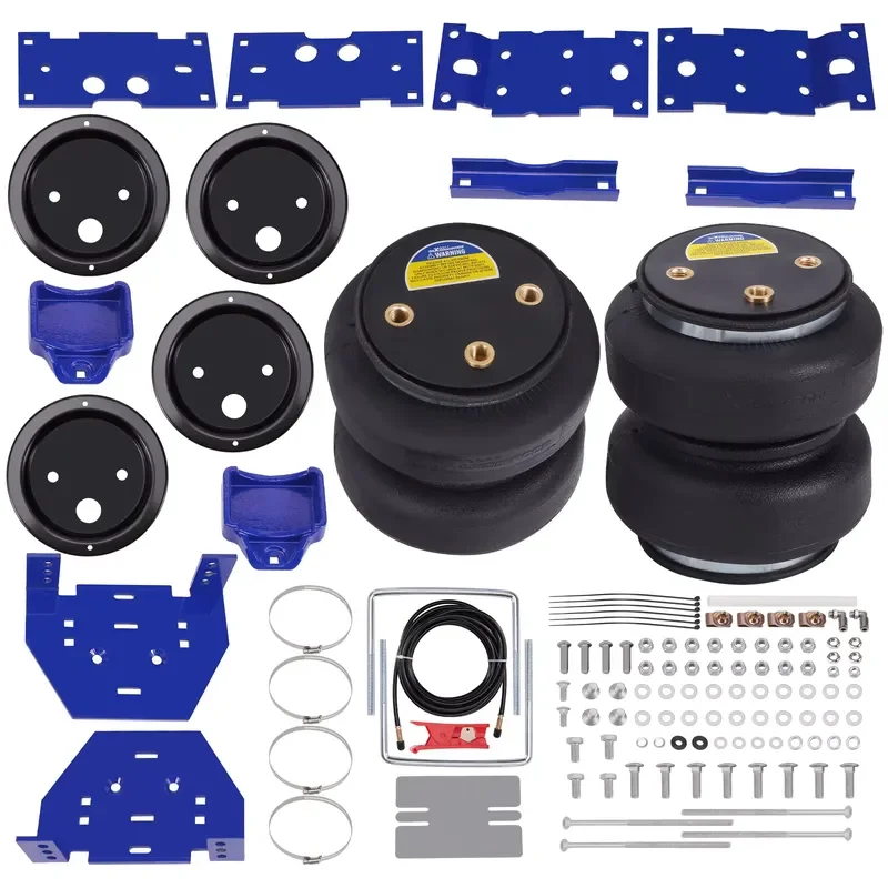 Rear Double Bellow Air Helper Spring Bag Kit for Ford F250 350 450 Super Duty 2017-2026 PICKUP up to 5000 LBS