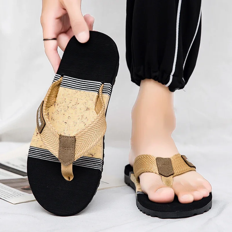 ELUVA رجل شاطئ الوجه يتخبط الشرائح الراحة بركة الشرائح عدم الانزلاق خفيفة الوزن النعال للرجال عارضة في الهواء الطلق سريعة الجافة الأحذية #2