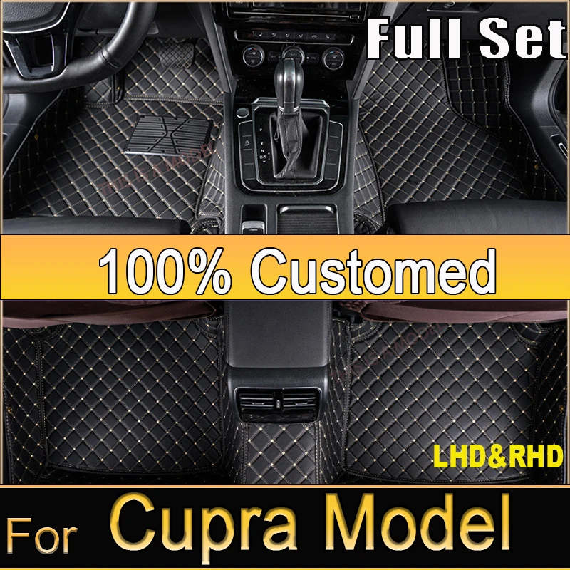 Car Floor Mats For Cupra Formentor 2020 2021 2022 2023 2024 Custom Carpet Waterproof Alfombrillas Coche Car Accessories