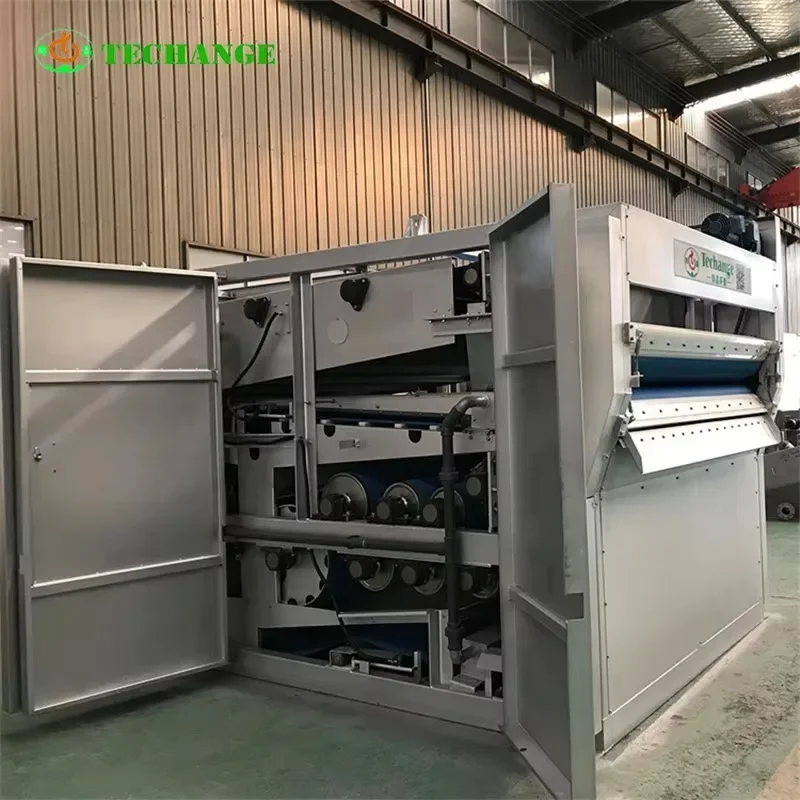 Waste Water Treatment double dewatering belt filter press machine price