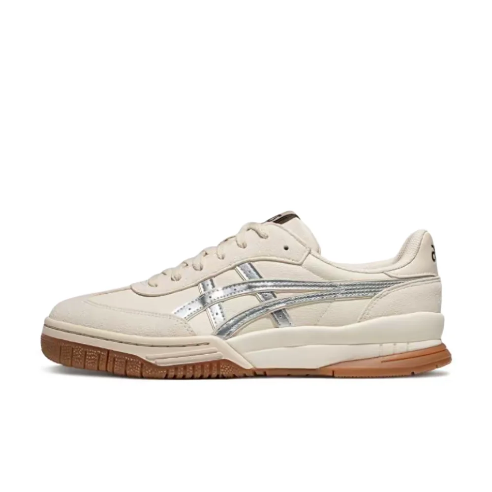 ASICS Gel-Spotlyte GAT Unisex Beige/Silver Low-Top Shoes – Durable Comfortable Sole & Everyday Casual Performance 1203A718-200