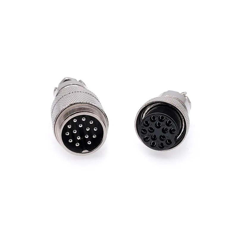 GX20D docking connector 20mm push-pull circular connector GX20 2Pin3/4/5/6/7/8/9pin/10/12/14/15pin Male-Female plug