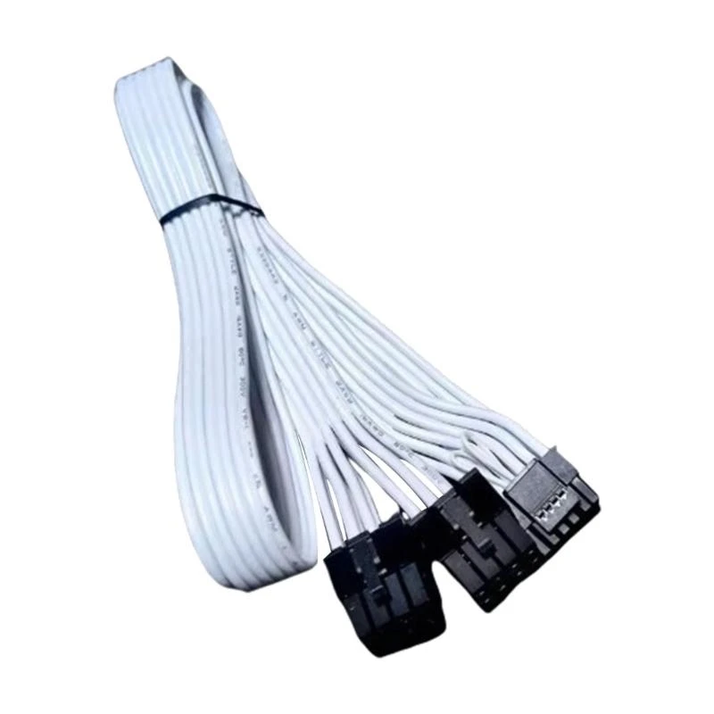 Hochleistungs -PCIE 5.0 Kabel 16AWG zwei 8 Pin bis 16Pin 12VHPWR PCIE -Kabel für GPU .H05A