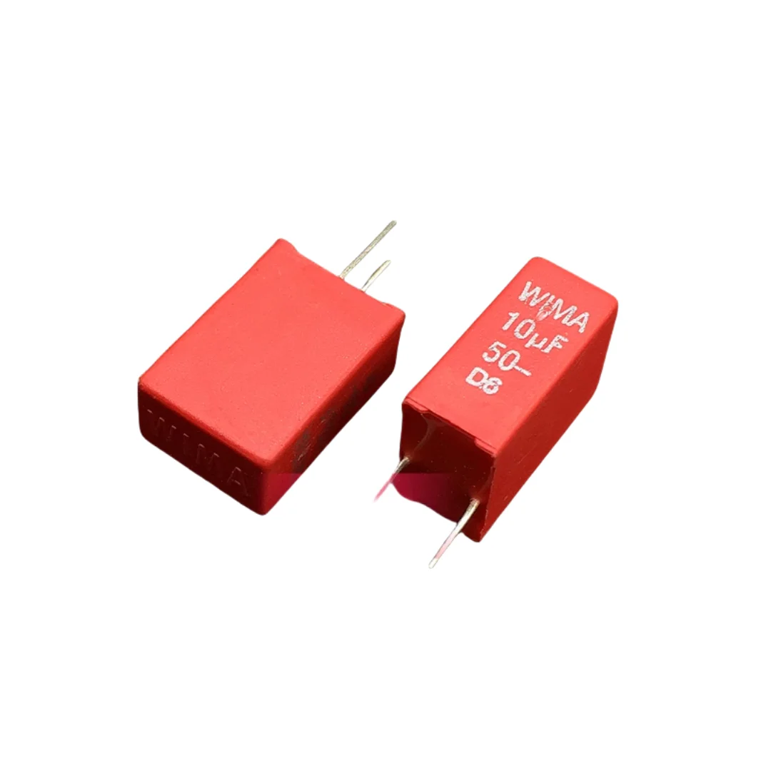 

5PCS/German Weimar Capacitor MKS2 50V 106 10UF 50V106 Foot Distance 5mm