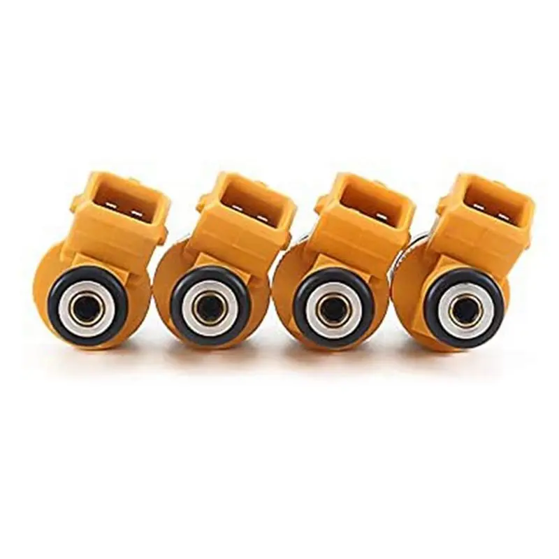 Plain 4Pcs Fuel Injector Nozzle Flow Matched Fuel Injector 0K30E13250 For KIA Rio 1.6L 1.5L 2001-2005 0K30E-13250 Car Spare Part