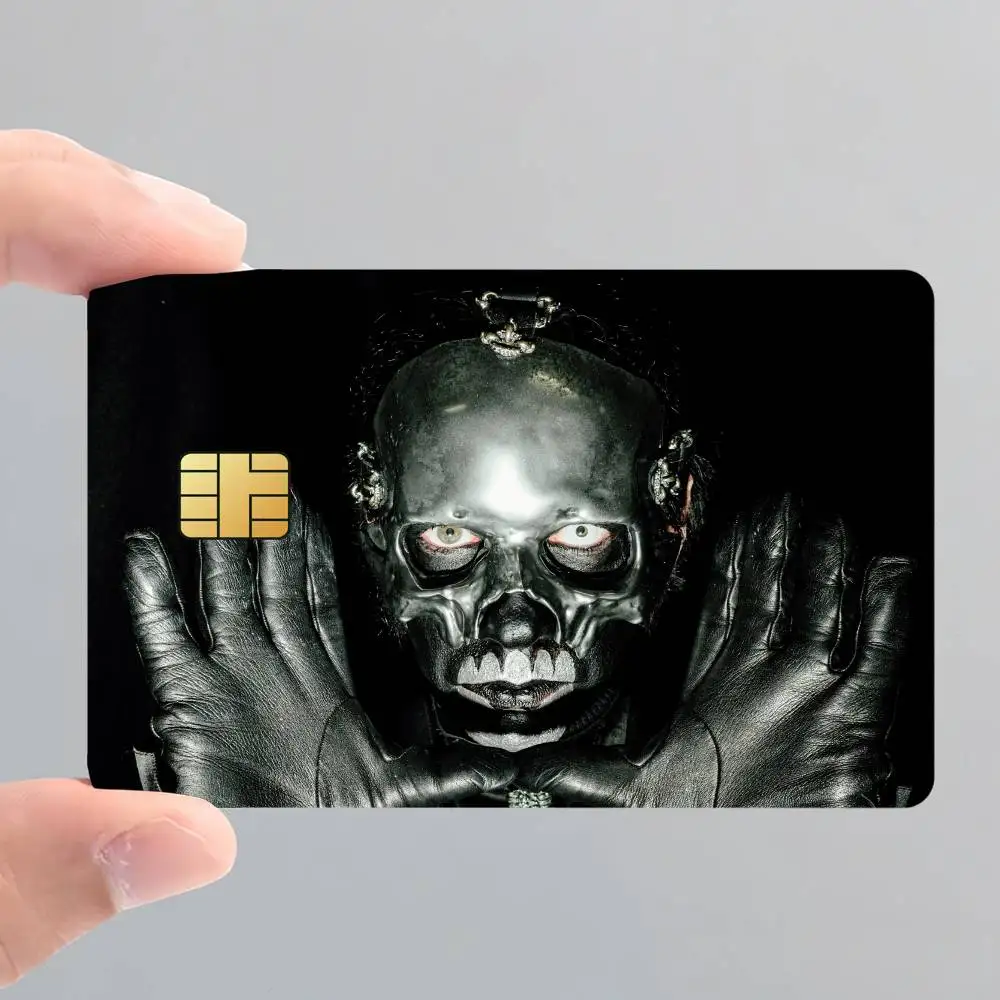 Rock Band G-Ghost Card Stickers for Bank Access Protective Waterproof Film Cover Sticker Surprise Gift