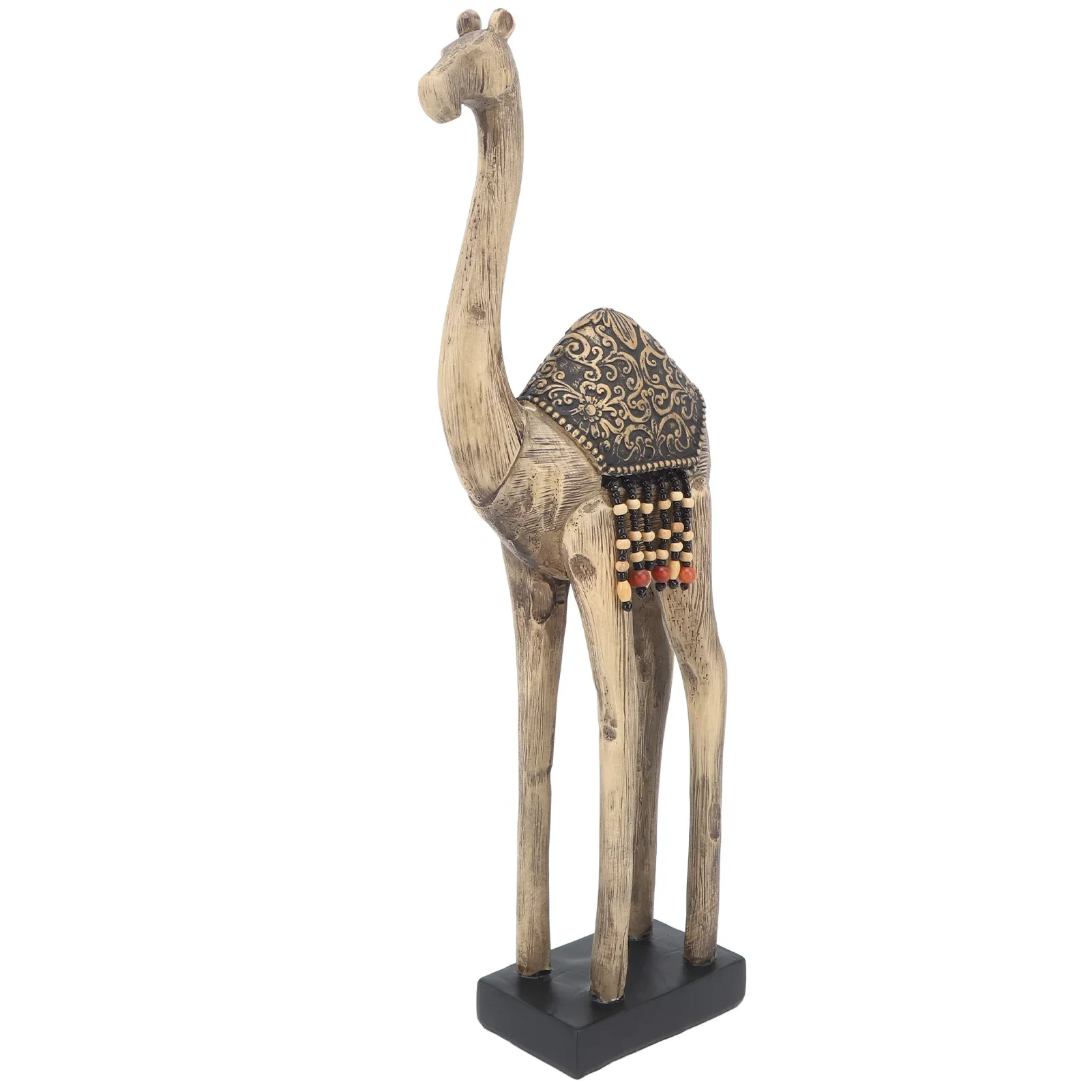 

Camel Statue Artistic Camels Desktop Resin Animal Sculpture Statue Home Decorative Craft Ornaments