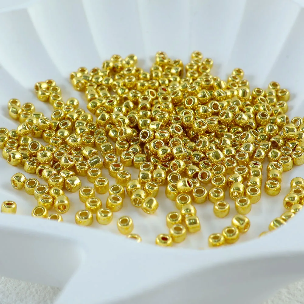 10g Tube-Packed Japanese Imported TOHO Metallic Color 8/0 Round Beads Jewelry Accessories DIY Handmade Lovers' First Choice