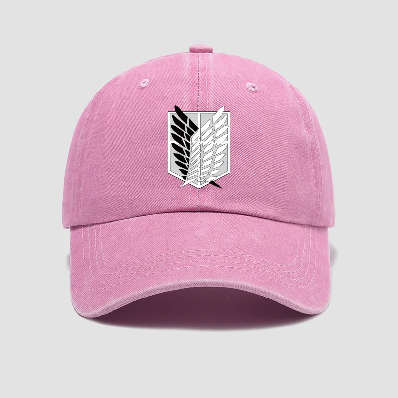 Attack of the Giant Survey Corps Жедармерский полк Свобода Кепки с крыльями Бейсболки для мужчин и женщин Простая кепка оттенка