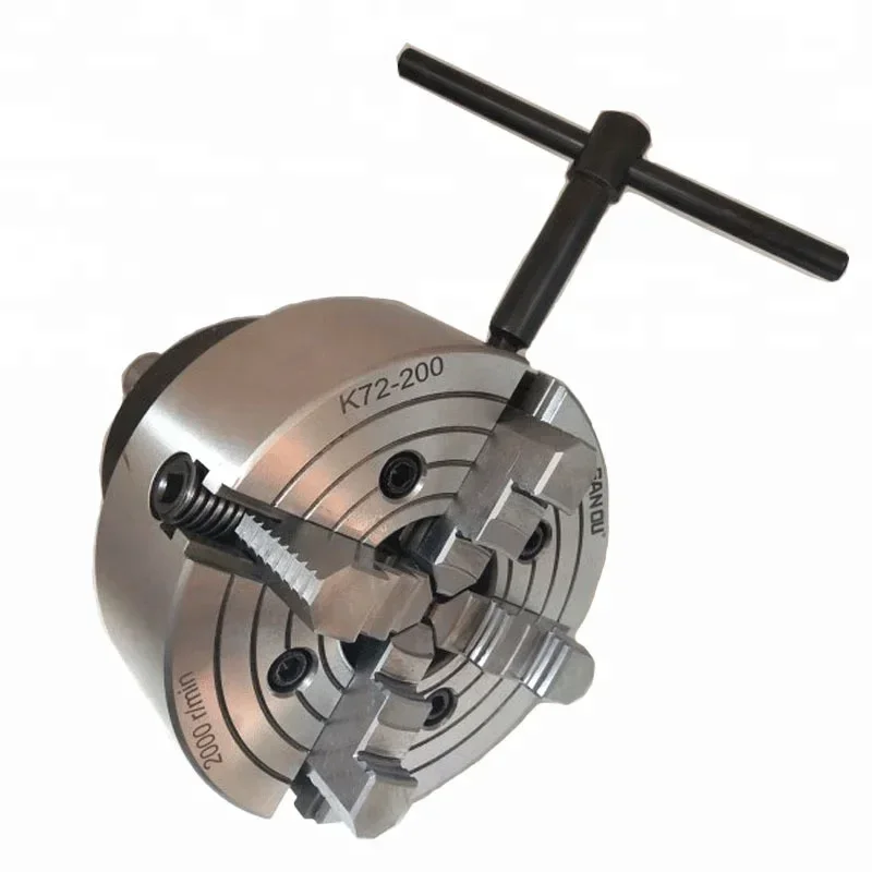 4jaw chuck independent chucks K72-100 lathe chuck wood holding fixture