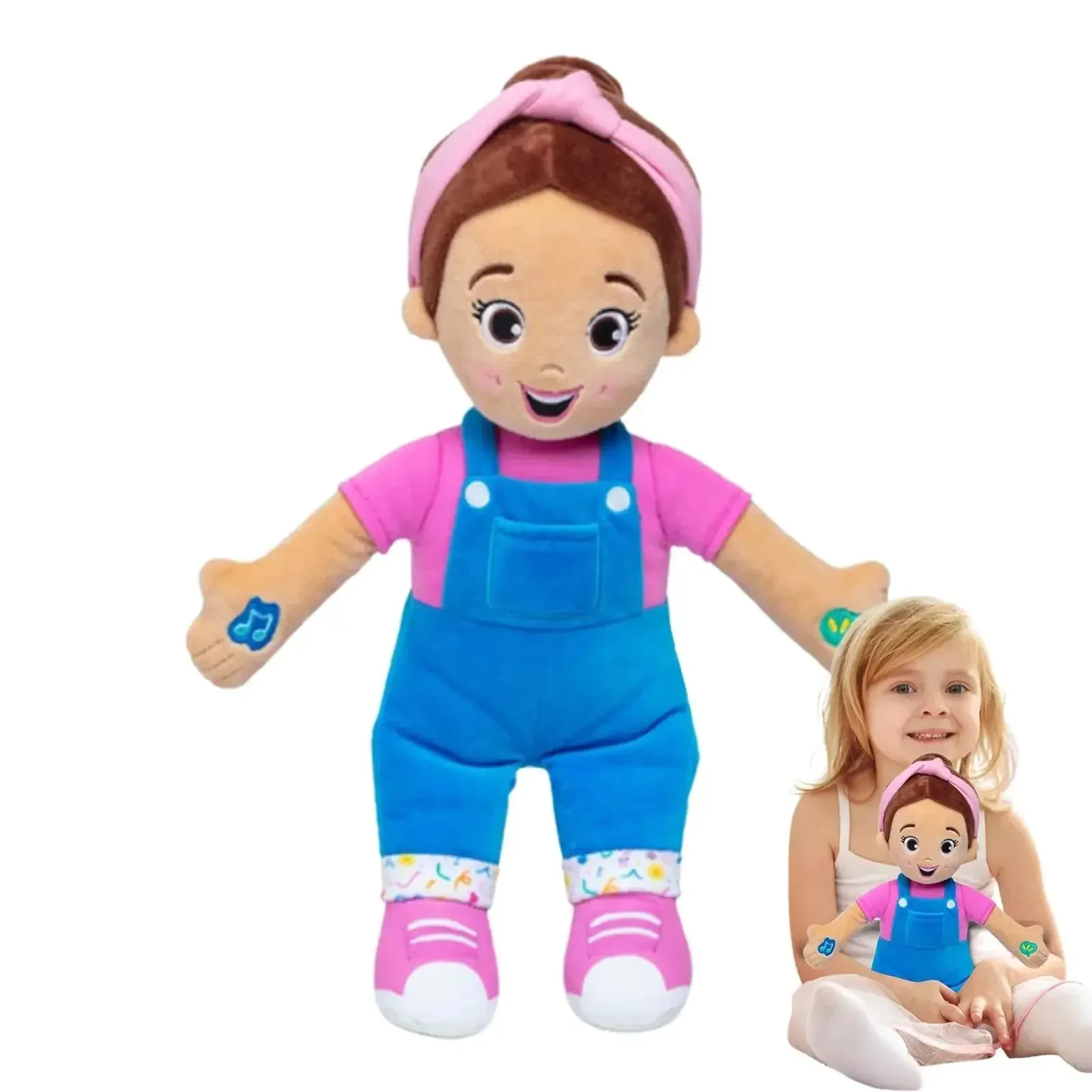 

Rachel Speak&Sing Doll 30cm Tall Interactive Toy Toddler Toys for Girls & Boys Ages 6 Months to 3+ Years Plush Doll Kids Toys