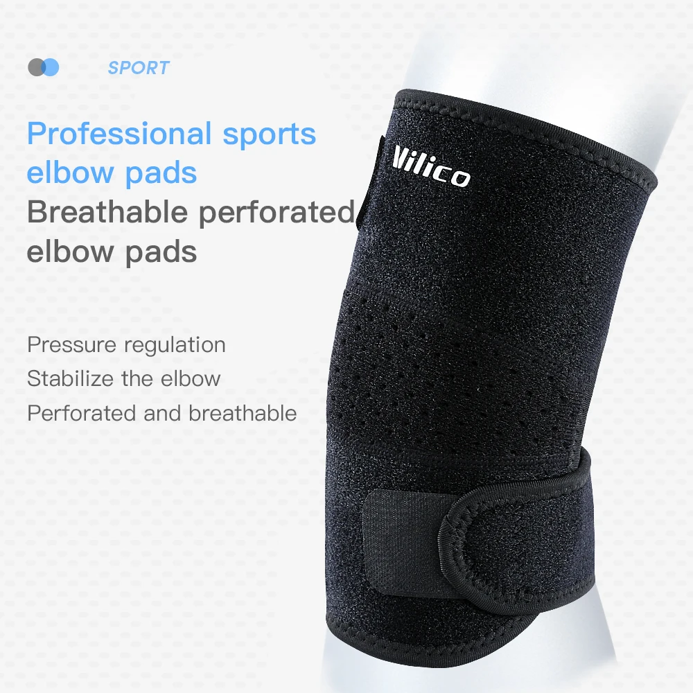 1 PCS Breathable Punching Exercise Elbow Protection Fitness Bench Press Weightlifting Running Basketball Support Stable Joints