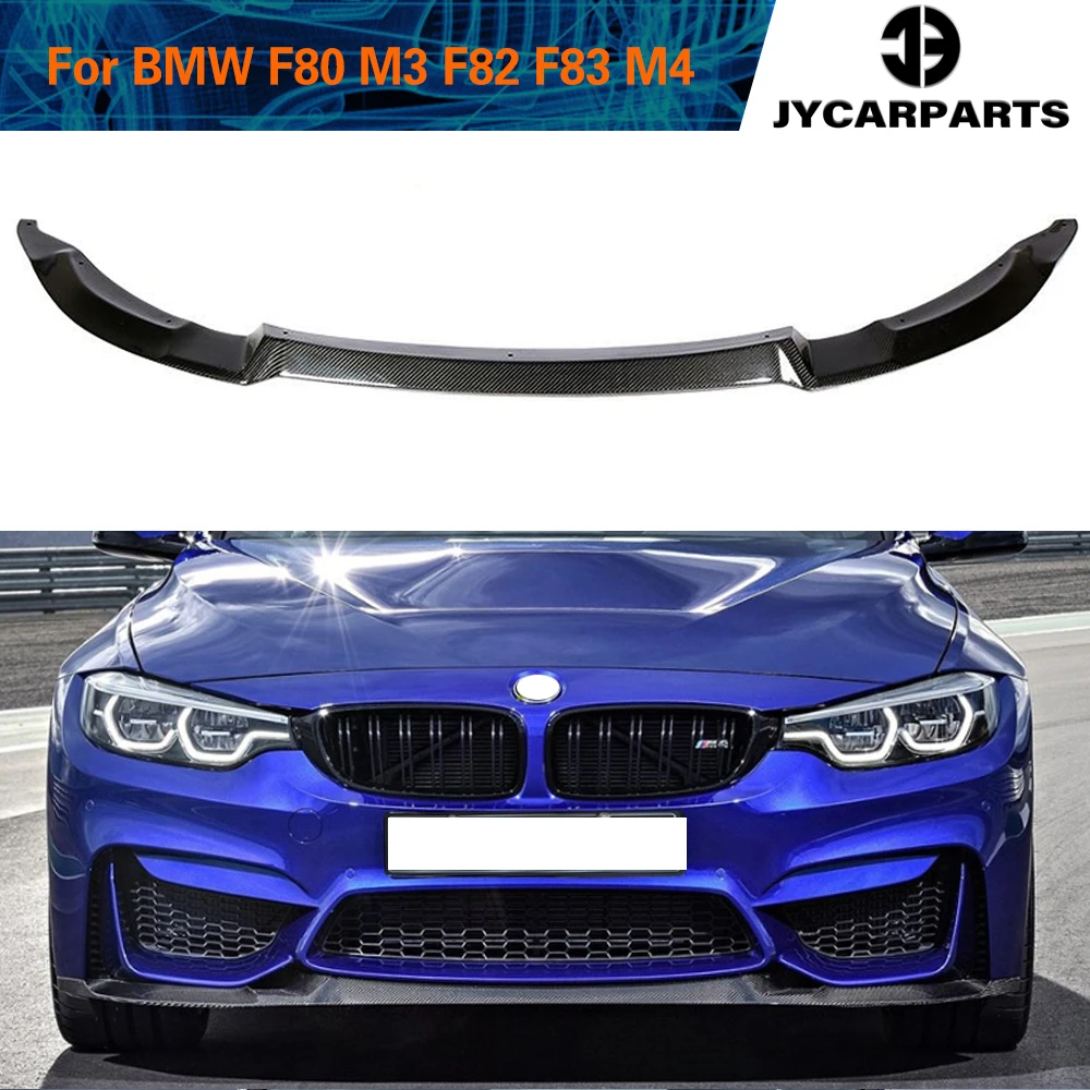 

Carbon Fiber / FRP Front Bumper Lip Splitters Spoiler for BMW F80 M3 F82 F83 M4 2014 - 2019 Sedan Coupe Convertible Front Lip