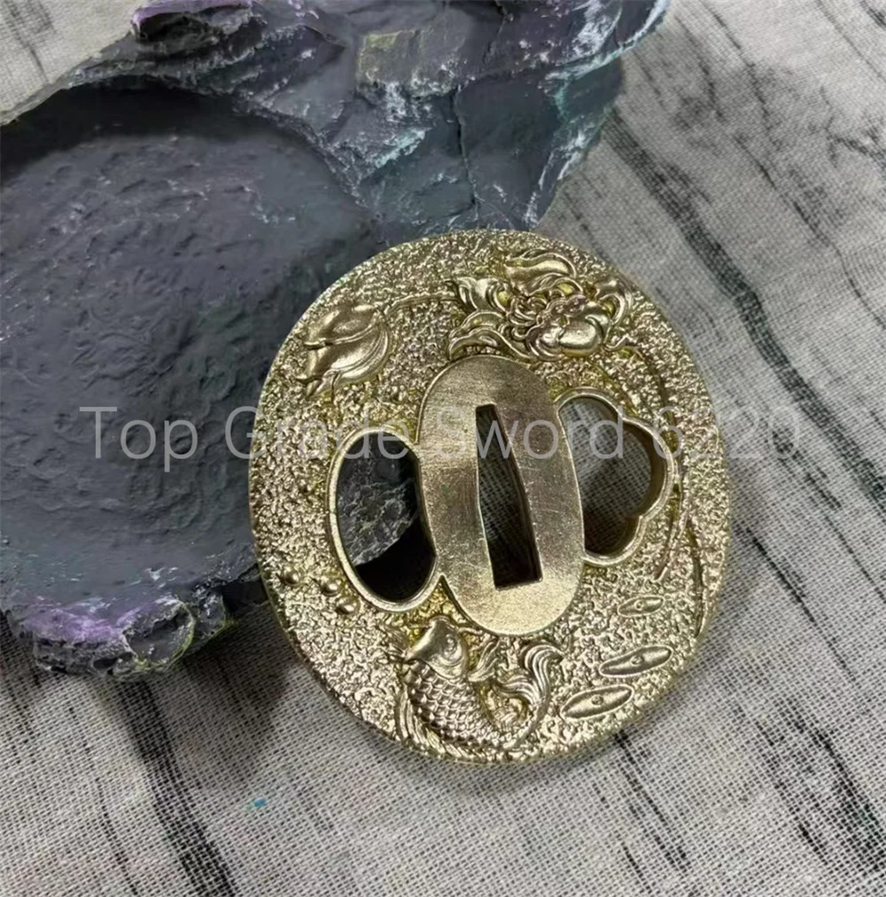 Very Beautiful Copper Tsuba Brass Handguard Guard For Japan Real Japanese Samurai Katana Sword Fittings Parts