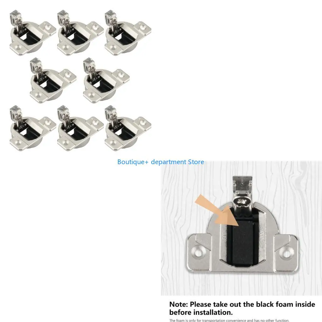E1PD 35mm Cup Depth Compactly 33 Hinges Replacement for 110 Degree Easy installation