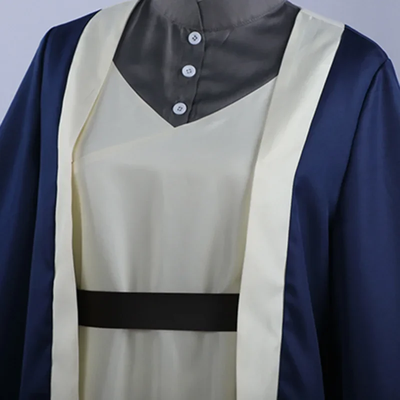 Аниме Delicious in Dungeon Косплей Falin Touden Косплей Костюм Униформа Темно-Синий Халат Шляпа Хэллоуин Вечеринка Костюм для Мужчин Женщин