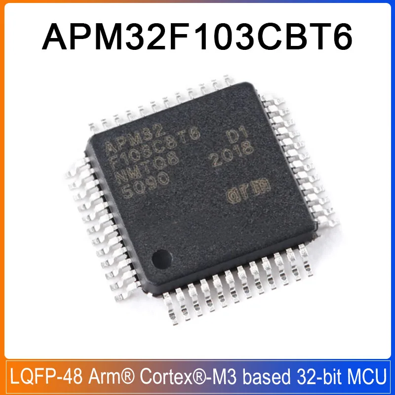 

1-20PCS APM32F103CBT6 LQFP-48 APM32F 103CBT6 APM32F103 F103CBT6 Arm® Cortex®-M3 based 32-bit MCU