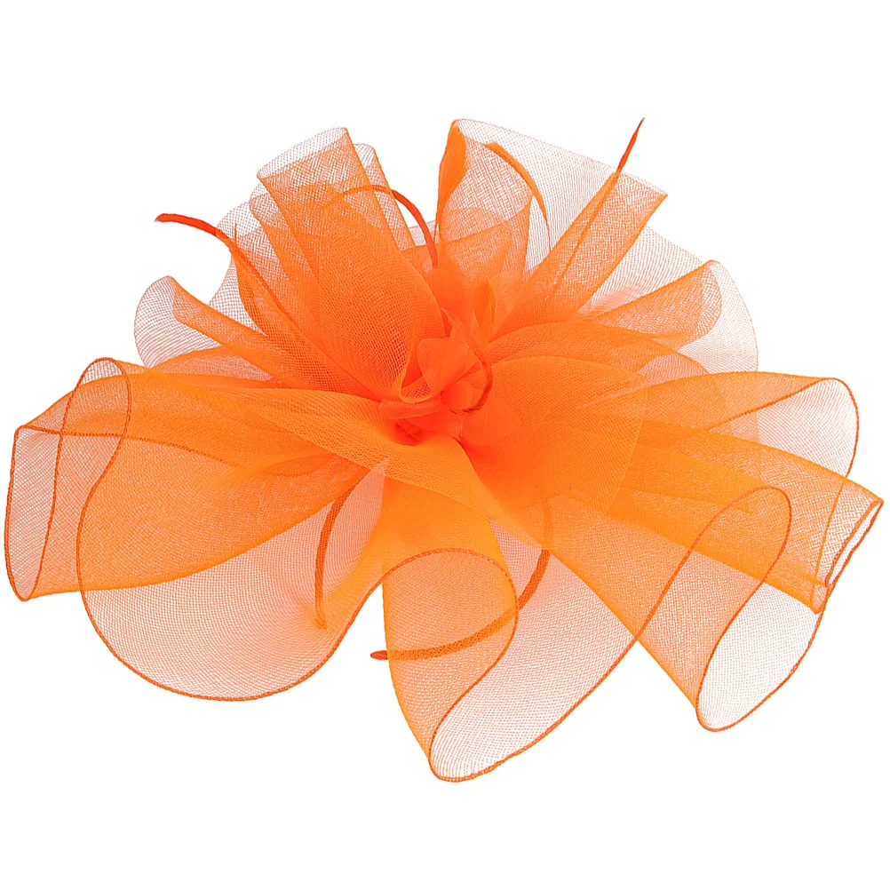 صافي الحجاب الفاسناتور قبعة للنساء الزفاف أغطية الرأس الزعنفة اكسسوارات 20S خوذة الشاي حفل زفاف الكنيسة الحدث #6