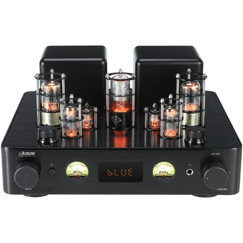Juson Audio JTA100 Upgrade 100WRMS*2 Zintegrowany wzmacniacz lampowy z optycznym wejściem AUX RCA Phono i wyjściem słuchawkowym Sub, wysyłka z UE — 2