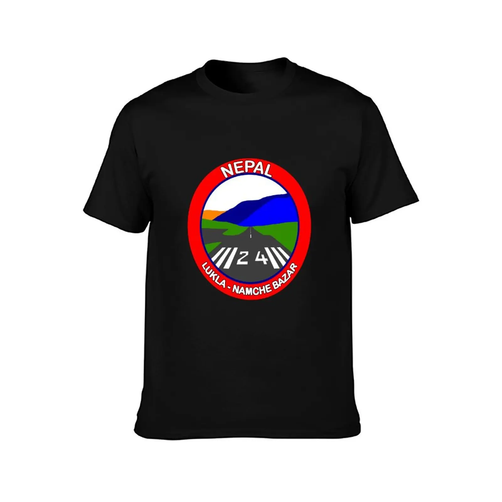 Lukla Namche Bazar Nepal T-Shirt Modern Style Print T-Shirt