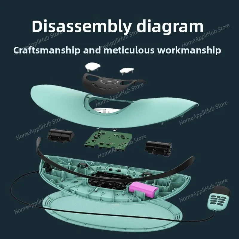Electric Waist Traction Massager Adjustable Vibration Lumbar Massager Waist Spine Support Back Massage Machine Lumbar masajeador
