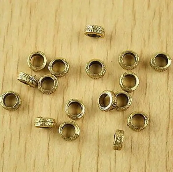 60pcs 6.6x3.1mm hole is 4.4mm Charm columniform fit bracelet h2348