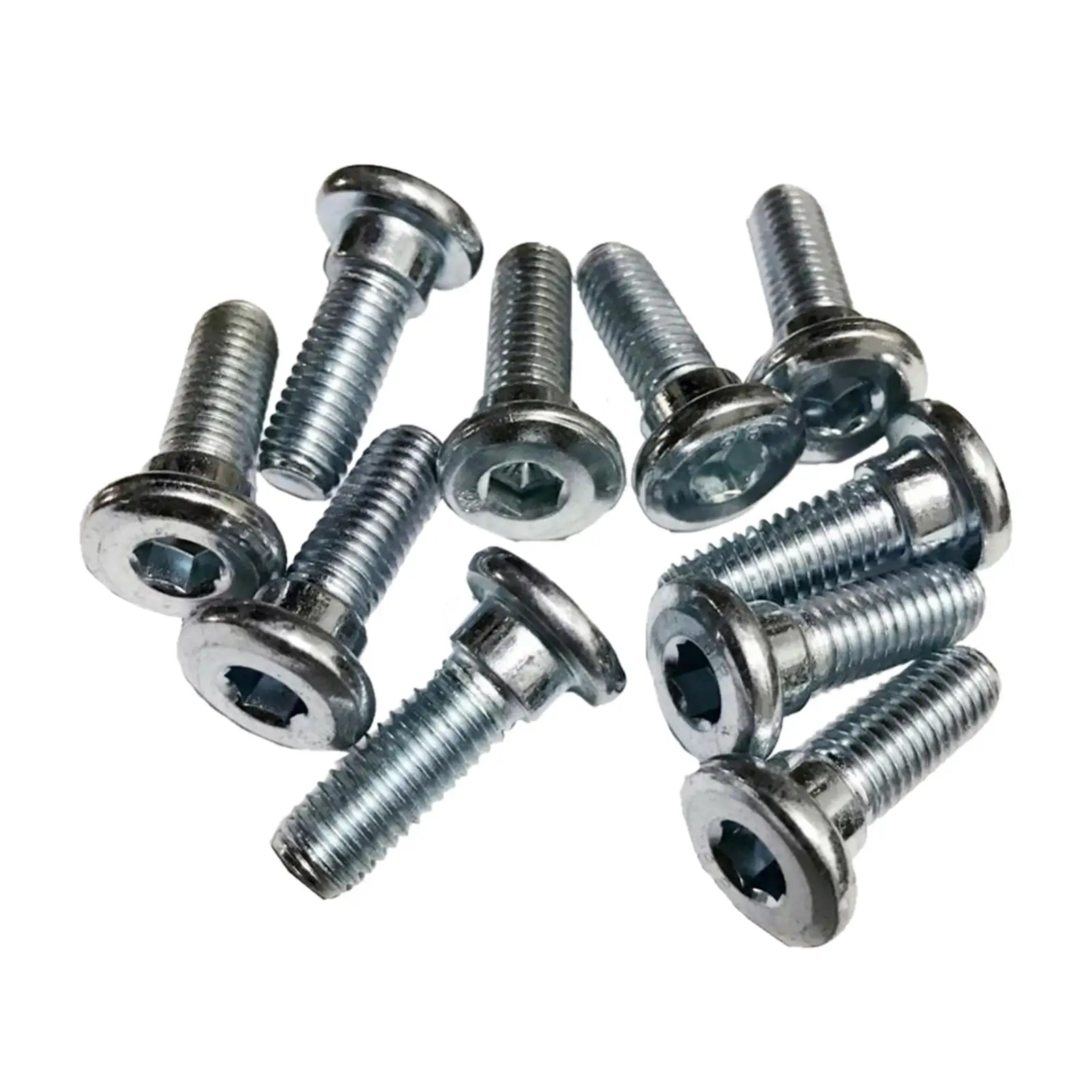 10 Pieces Brake Disc Rotor Screws Replace Parts Lightweight Easy to Install