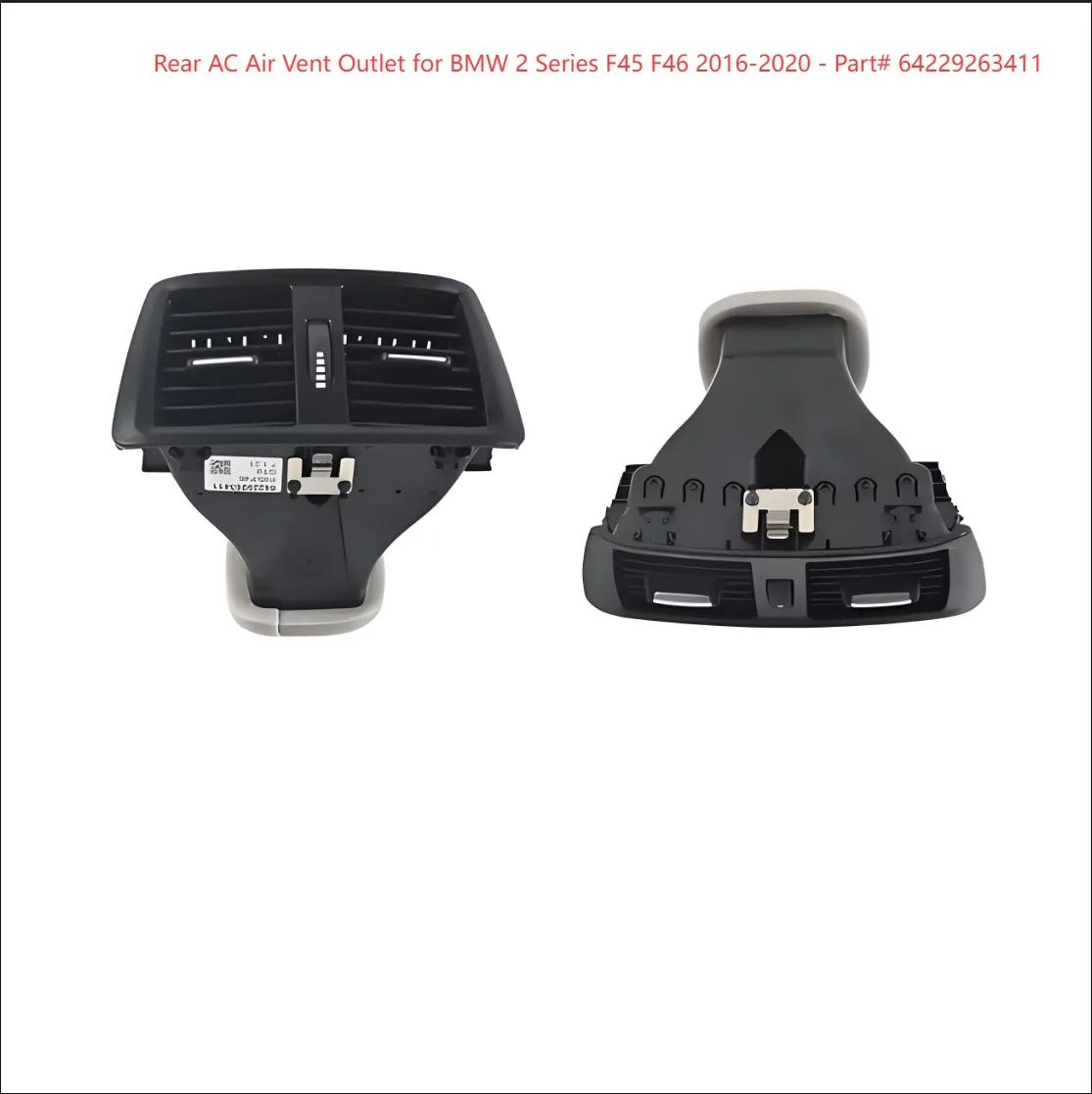 

liu quan Genuine Replacement Rear AC Air Vent Outlet Assembly for BMW 2 Series F45 F46 2016-2020, Part #64229263411